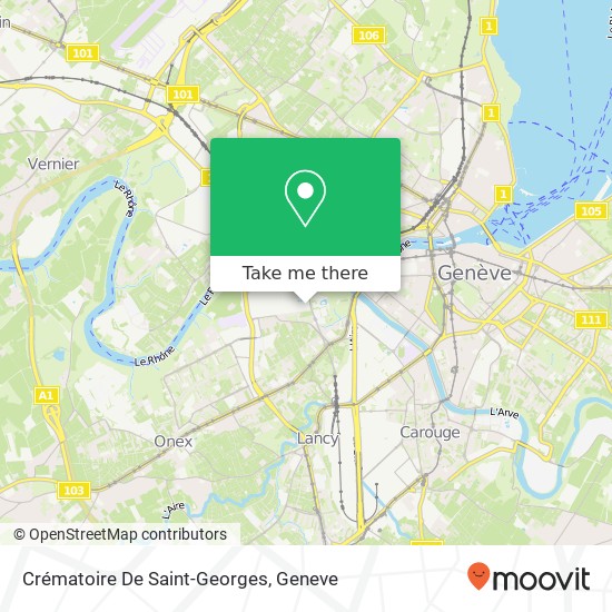 Crématoire De Saint-Georges map