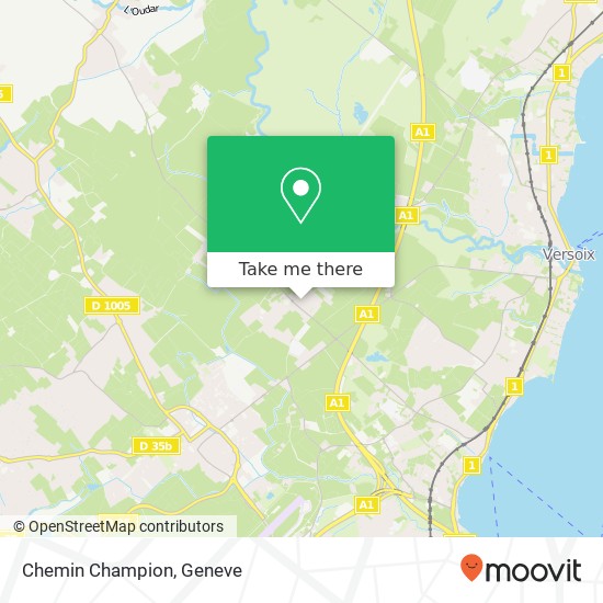 Chemin Champion map