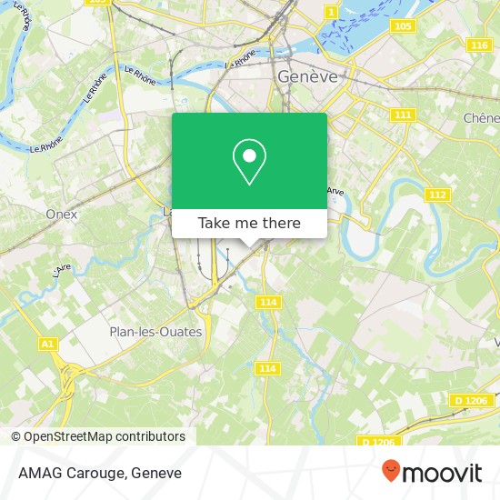 AMAG Carouge map