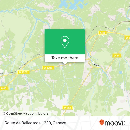 Route de Bellegarde 1239 map