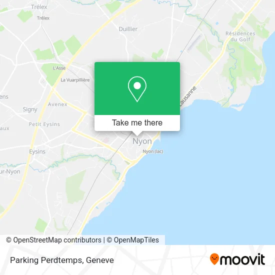 Parking Perdtemps map