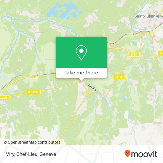 Viry, Chef-Lieu map