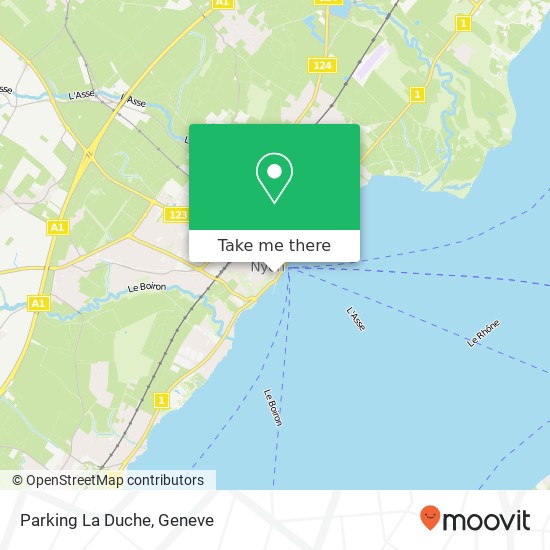 Parking La Duche map