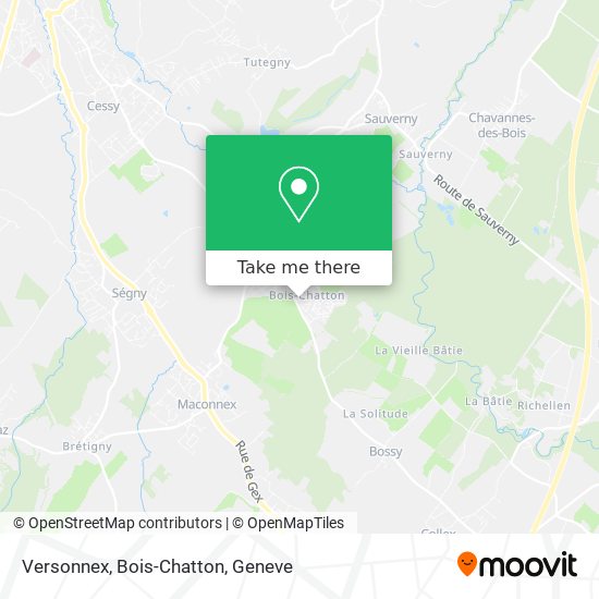 Versonnex, Bois-Chatton Karte