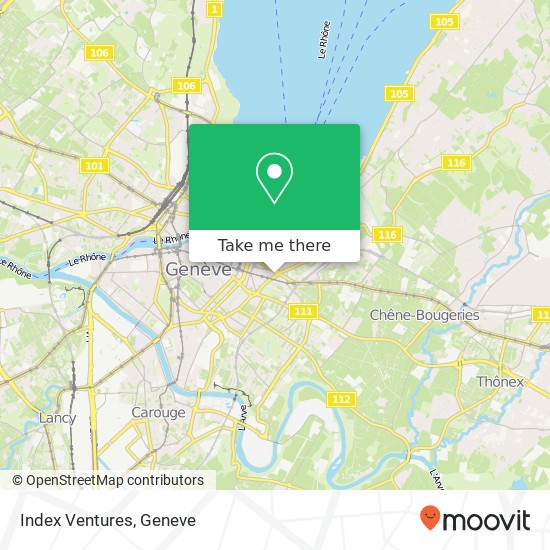 Index Ventures map