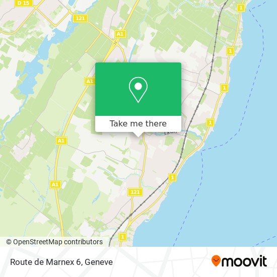 Route de Marnex 6 Karte