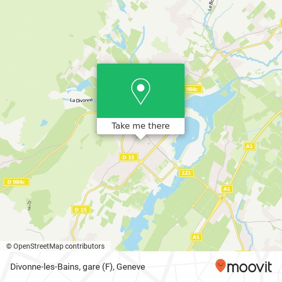 Divonne-les-Bains, gare (F) map