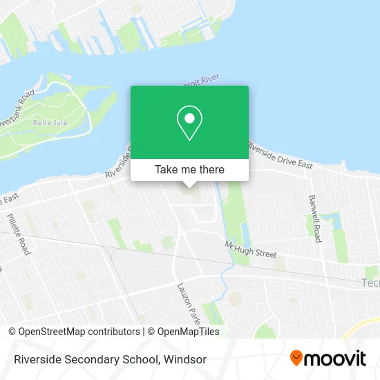 Riverside Secondary School map