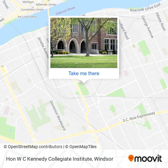 Hon W C Kennedy Collegiate Institute map