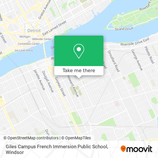 Giles Campus French Immersion Public School map
