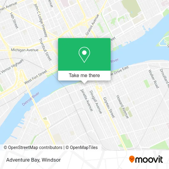 Adventure Bay map