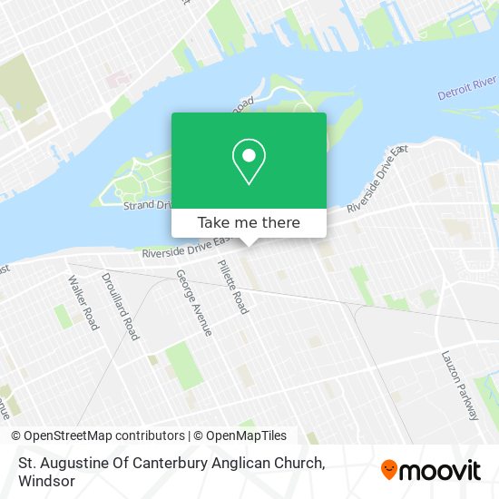 St. Augustine Of Canterbury Anglican Church plan