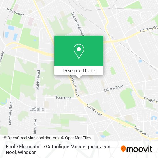 École Élémentaire Catholique Monseigneur Jean Noël map