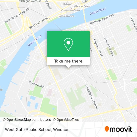 West Gate Public School map