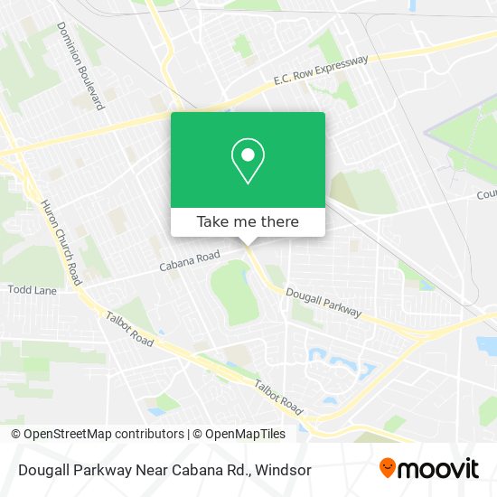 Dougall Parkway Near Cabana Rd. map