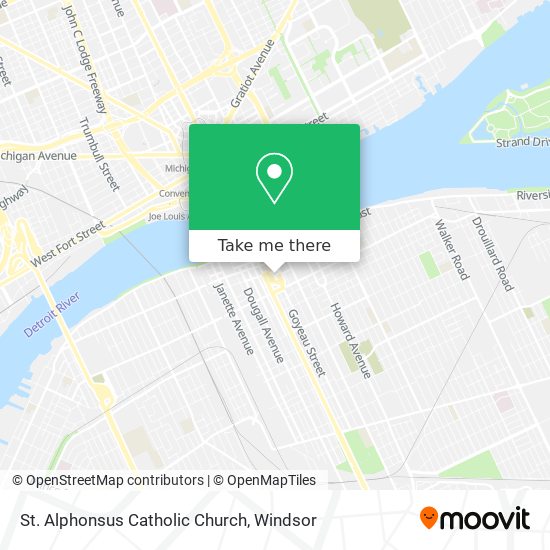 St. Alphonsus Catholic Church map