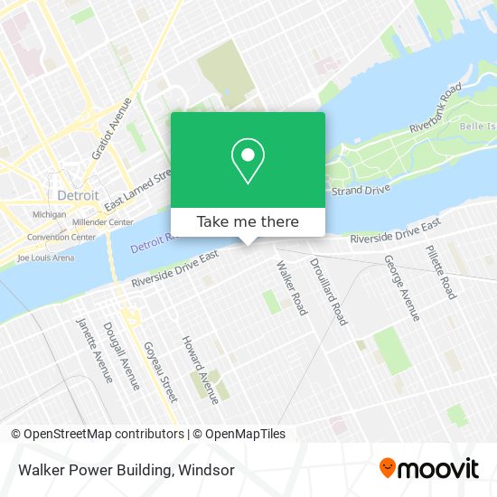 Walker Power Building map