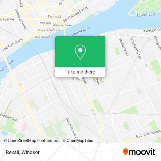 Rexall map