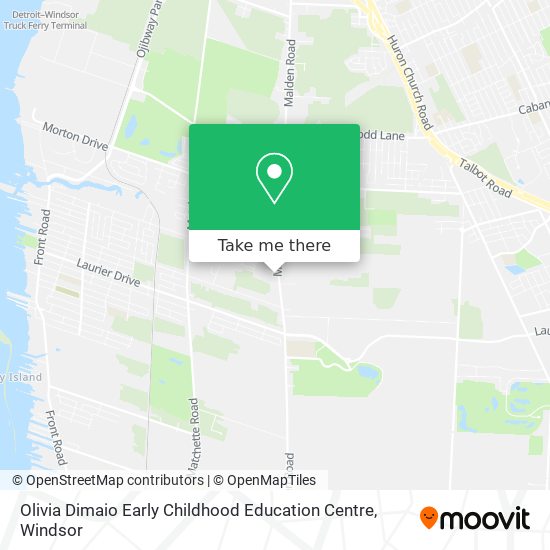 Olivia Dimaio Early Childhood Education Centre plan