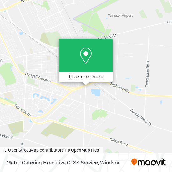 Metro Catering Executive CLSS Service plan