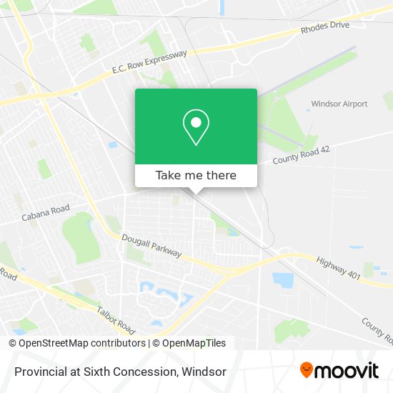 Provincial at Sixth Concession plan