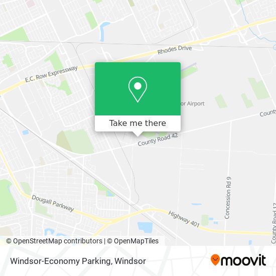 Windsor-Economy Parking map