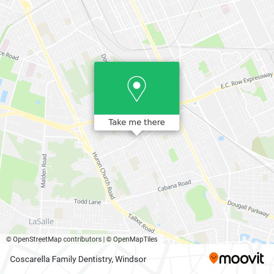 Coscarella Family Dentistry map