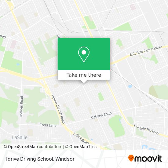 Idrive Driving School map