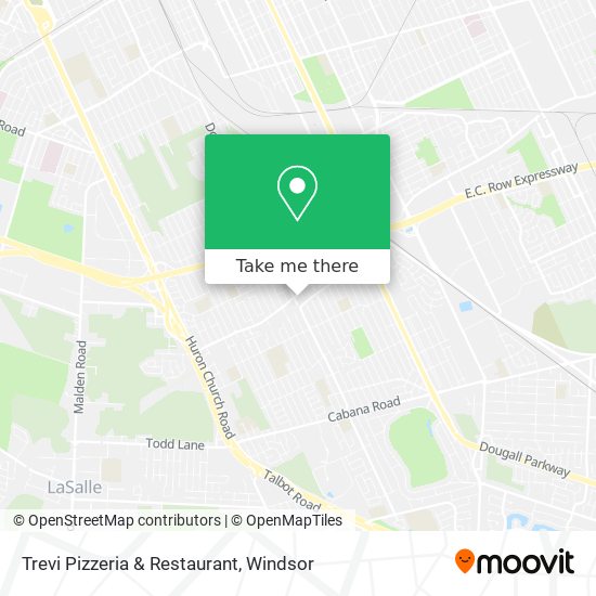 Trevi Pizzeria & Restaurant map