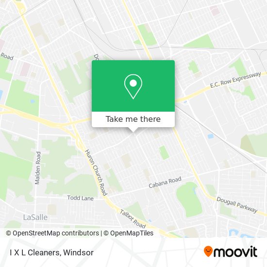 I X L Cleaners map