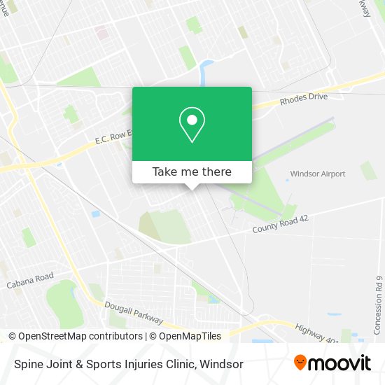 Spine Joint & Sports Injuries Clinic map