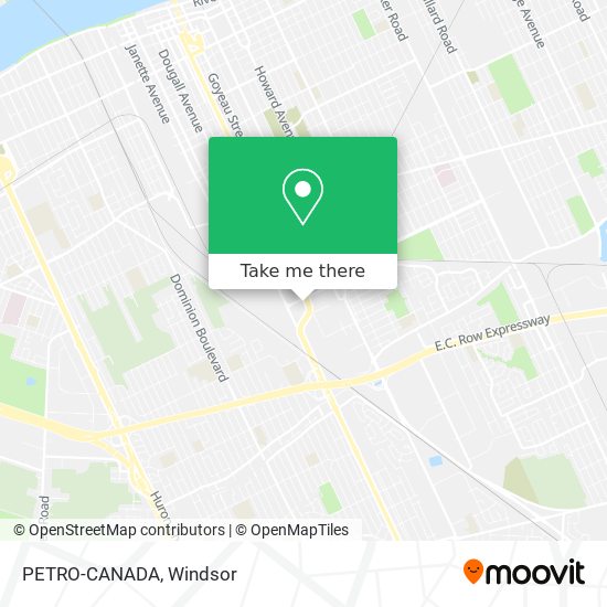 PETRO-CANADA map