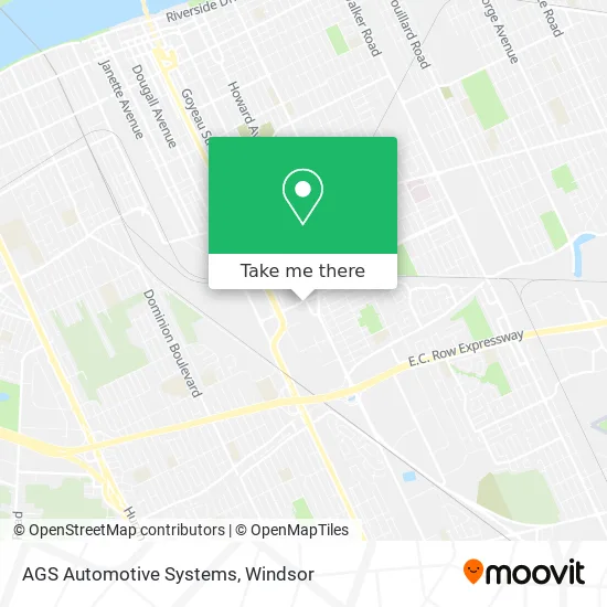 AGS Automotive Systems map