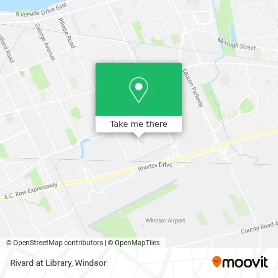 Rivard at Library map