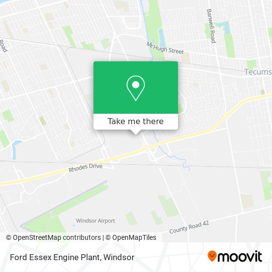 Ford Essex Engine Plant map