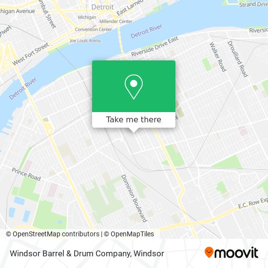 Windsor Barrel & Drum Company map