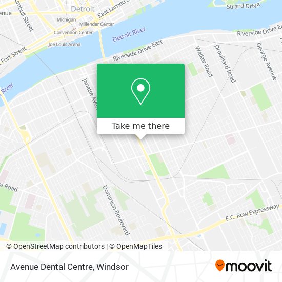 Avenue Dental Centre map