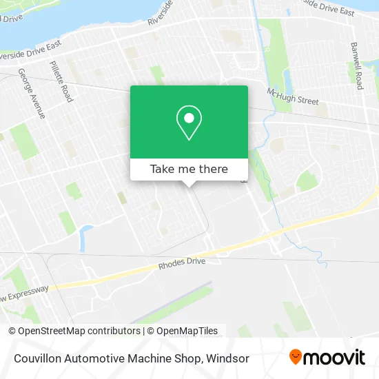 Couvillon Automotive Machine Shop map