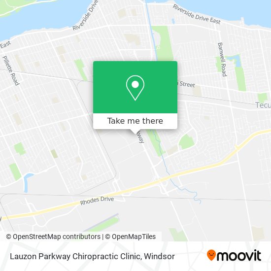 Lauzon Parkway Chiropractic Clinic map