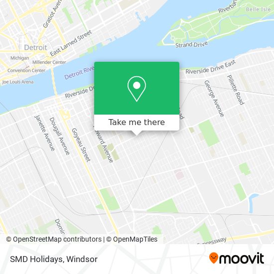 SMD Holidays map