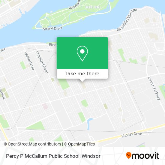 Percy P McCallum Public School map