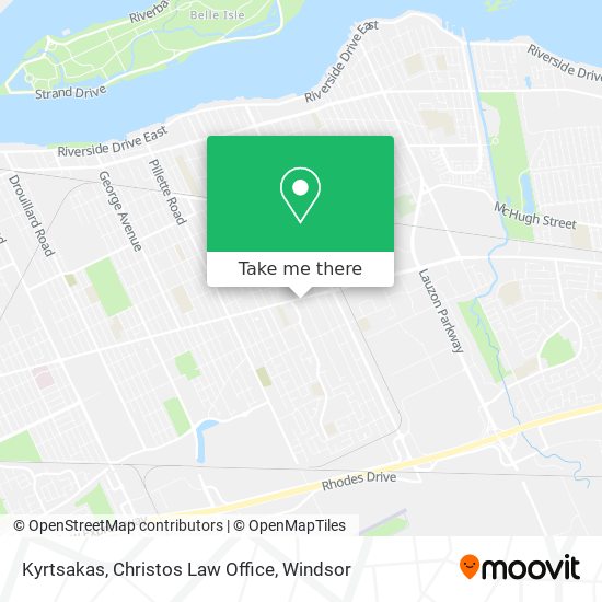 Kyrtsakas, Christos Law Office map