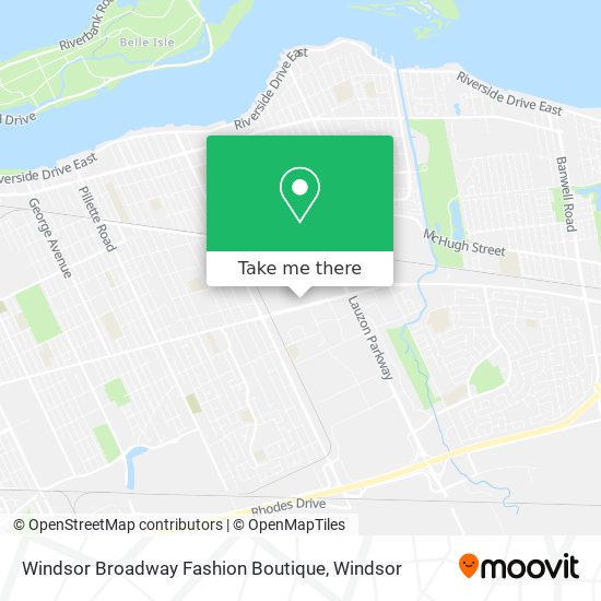 Windsor Broadway Fashion Boutique map