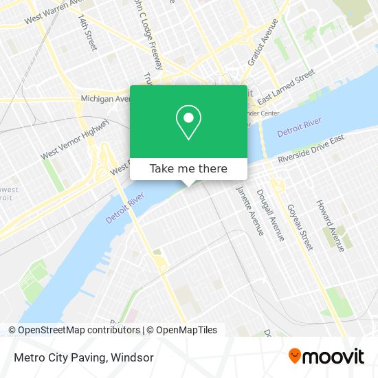 Metro City Paving map