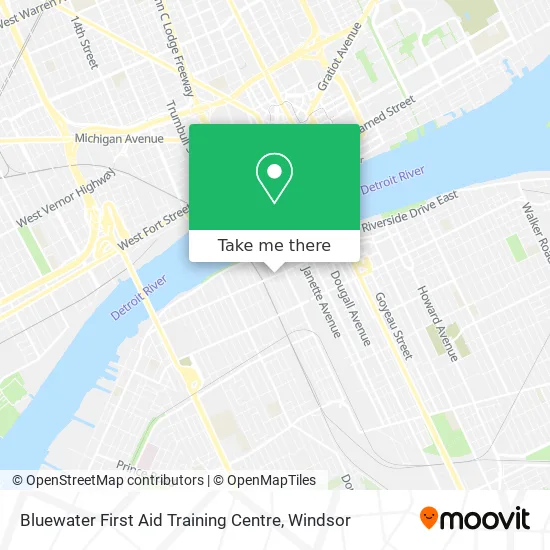 Bluewater First Aid Training Centre map