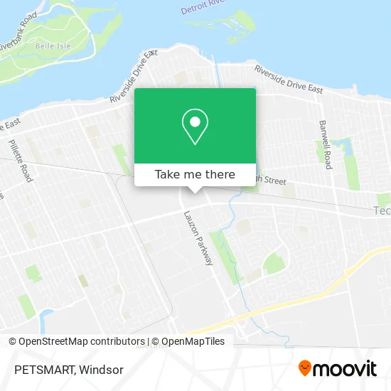 PETSMART map