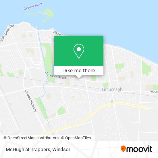 McHugh at Trappers map