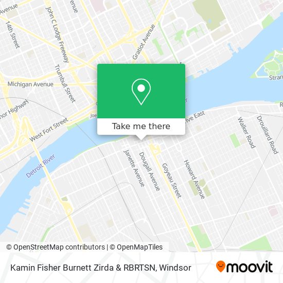 Kamin Fisher Burnett Zirda & RBRTSN map