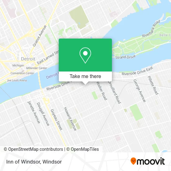Inn of Windsor map