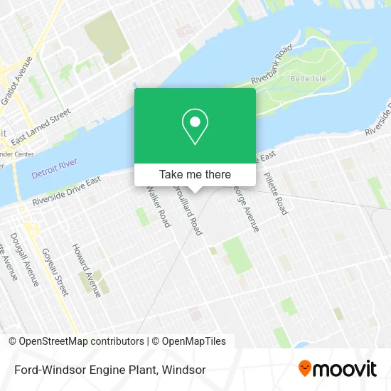 Ford-Windsor Engine Plant map